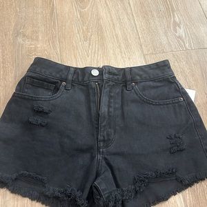 Pacsun size 23 black shorts brand new with tags
